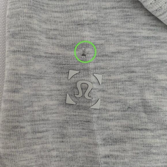 Lululemon Henley Shirt Men M Light Gray Basic Long Sleeve Classic Casual Preppy - Picture 6 of 6